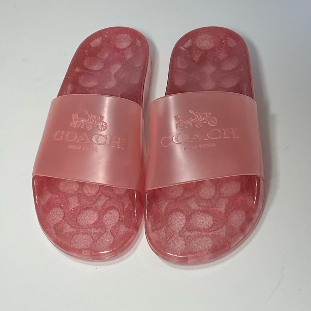 Coach slide sandals size 7